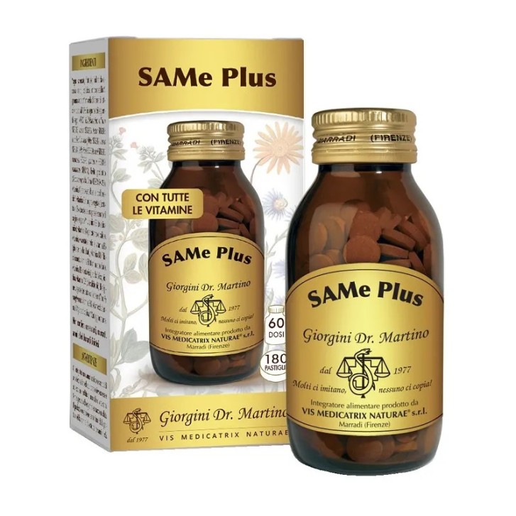 SAME PLUS Integratore con SAMe per Funzione Psicologica 180 Pastiglie - GIORGINI