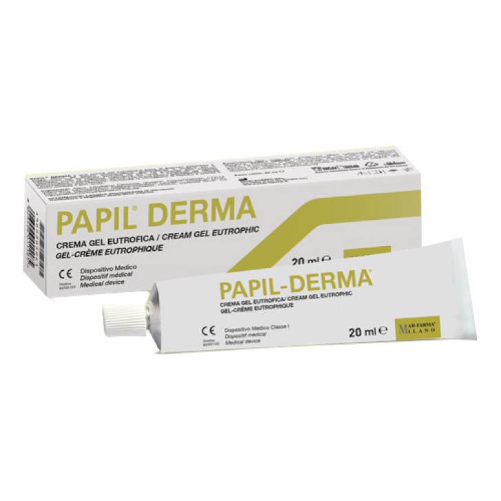 Crema Gel Eutrofica Antimicrobica con Argento Colloidale 20ml - PAPIL DERMA