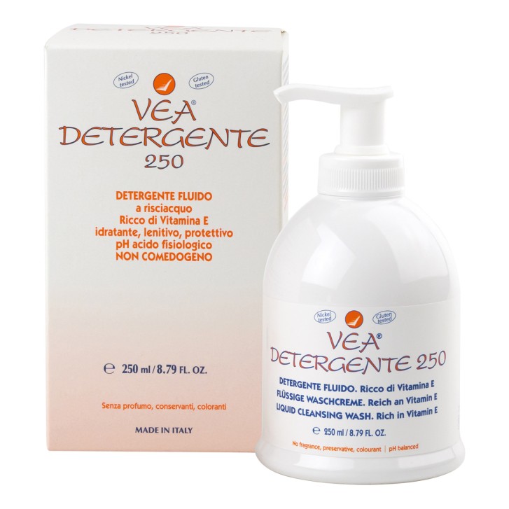Detergente Delicato Idratante per Viso e Igiene Intima Senza Allergeni 250ml - VEA