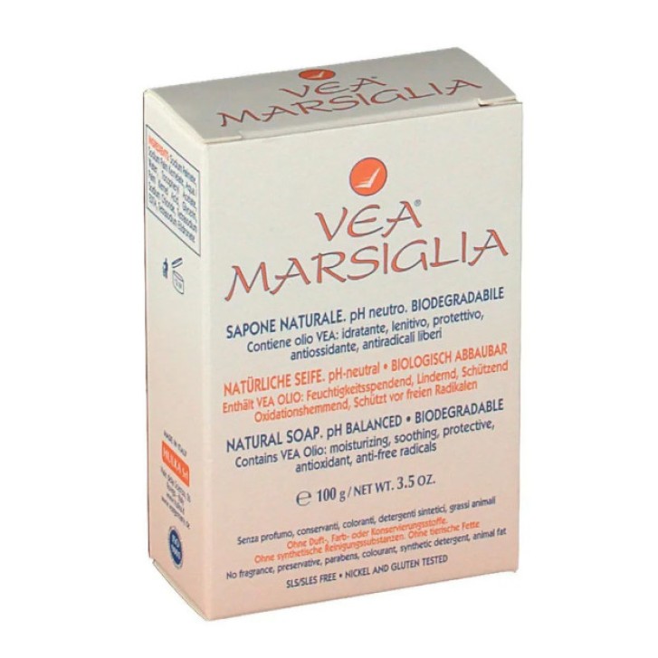 Sapone di Marsiglia Naturale Vegetale con Vitamina E 100g - VEA