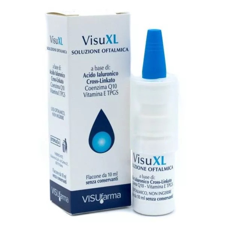 VISUXL Soluzione Oftalmica Lubrificante Senza Conservanti per Occhi 10ml - VISUFARMA
