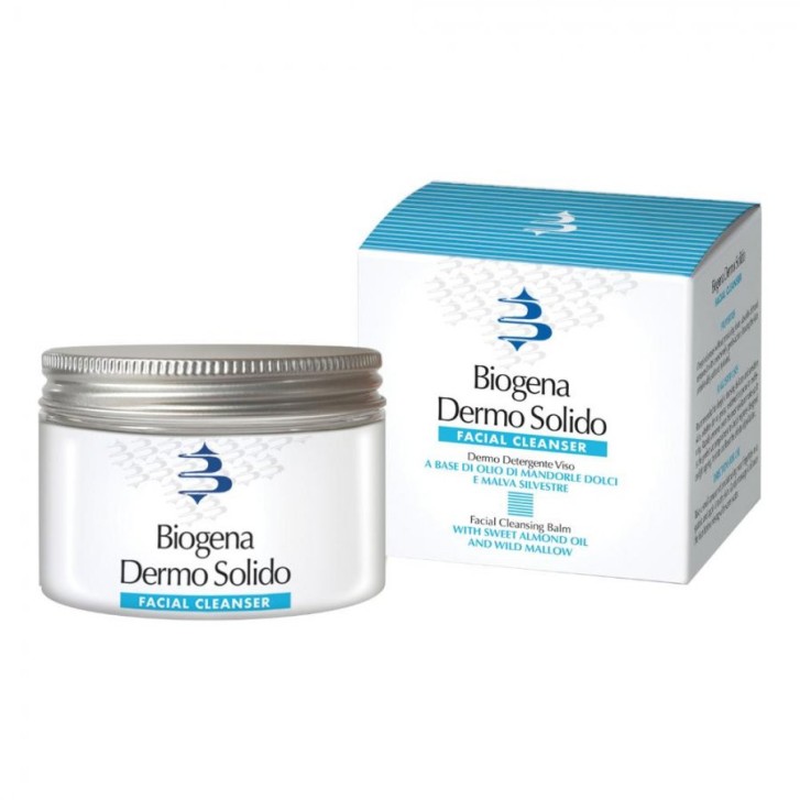 Detergente Viso Solido per Pelle Sensibile Rimuove Trucco 140ml - BIOGENA