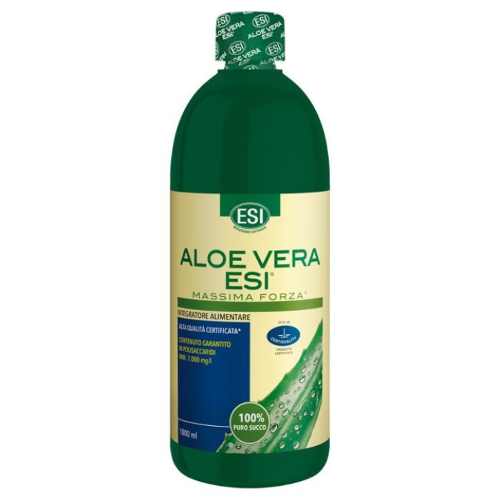 Succo di Aloe Vera Integratore Alimentare Massima Forza 1L (1000 ml) - ESI