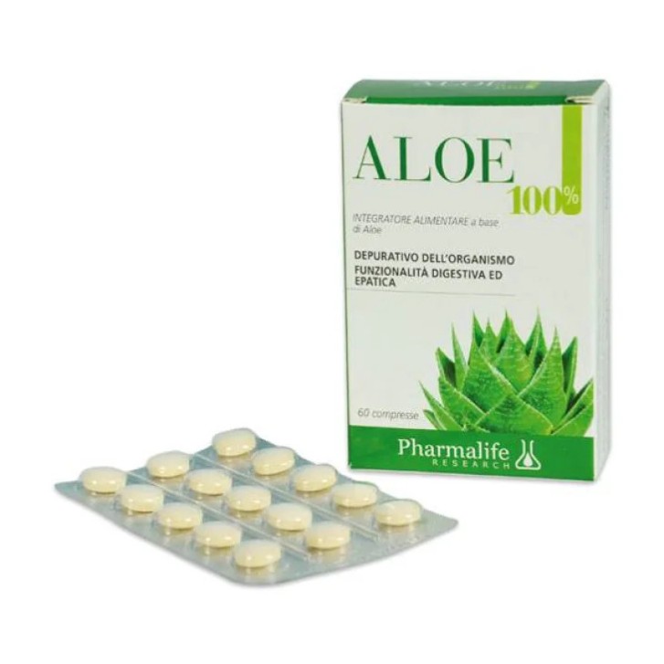 Aloe 100% Integratore Digestivo e Depurativo 60 Compresse - PHARMALIFE RESEARCH