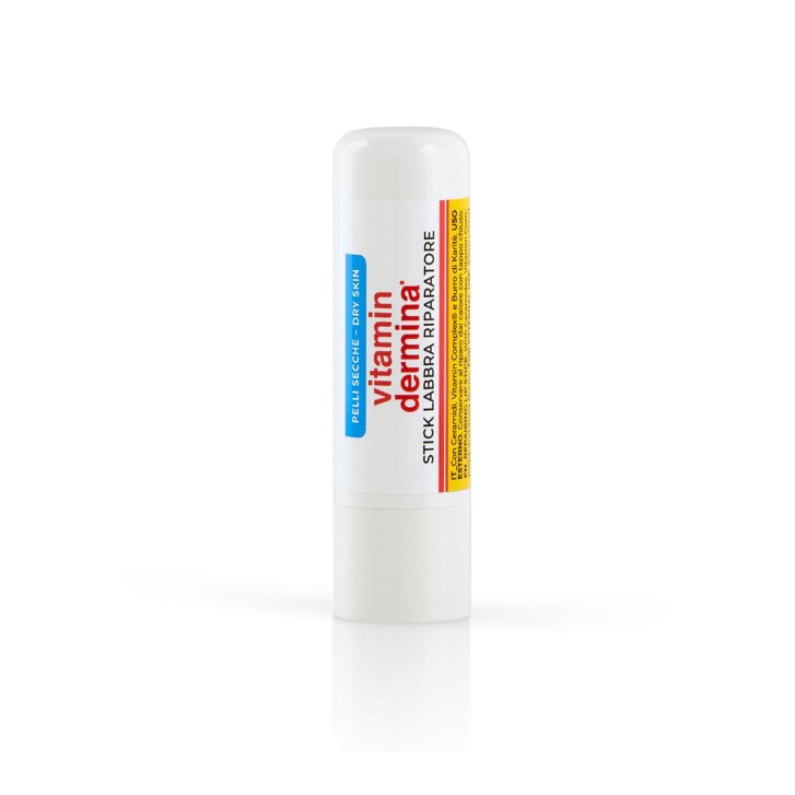 Stick Labbra Riparatore Nutre e Idrata Labbra Secche e Screpolate 4,5ml - VITAMINDERMINA