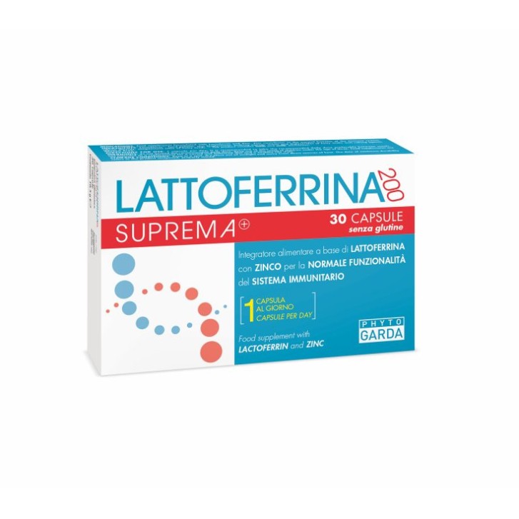 Lattoferrina 200 Suprema Integratore Sistema Immunitario con Zinco 30 Capsule - NAMED