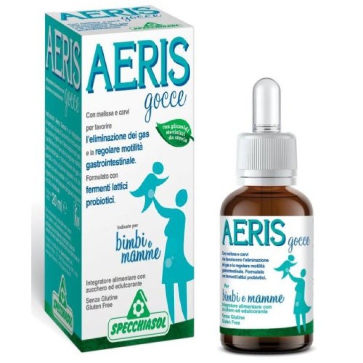 Aeris Gocce Integratore Digestivo con Camomilla Melissa e Carvi 20ml - SPECCHIASOL