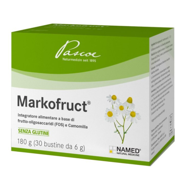 Markofruct Integratore Prebiotico Digestivo Frutto-oligosaccaridi 30 Bustine - NAMED