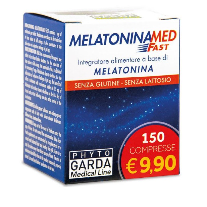 Melatonina 1mg Integratore Sonno e Jet Lag Senza Glutine 150 Compresse - NAMED