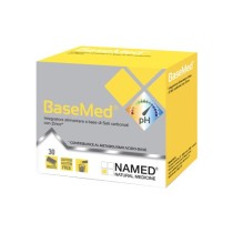 BASEMED Integratore Sali Minerali Calcio Magnesio Potassio Zinco 30 Bustine - NAMED