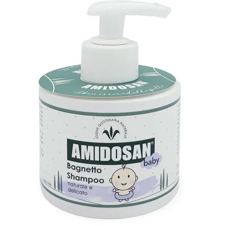 AMIDOSAN Baby Shampoo e Bagnetto Dispositivo Medico per Bambini 250ml - AMIDOSAN