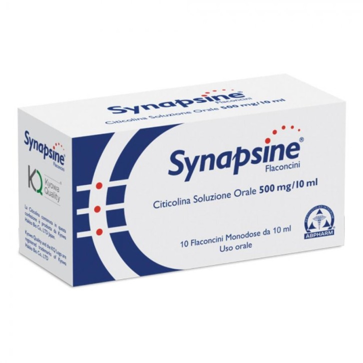 Synapsine Integratore Funzioni Cognitive con Citicolina 10 Flaconcini 10ml - A.B.PHARM