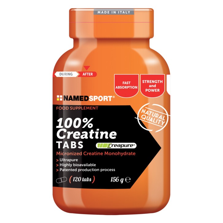 Creatina Monoidrato Integratore Sportivo 120 Compresse 6g per Dose Creapure - NAMED