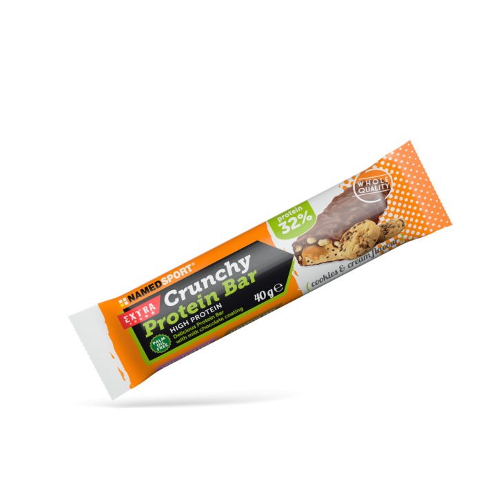 Barretta Proteica Croccante Cookies & Cream 32% Proteine 40g Post-Workout - NAMED