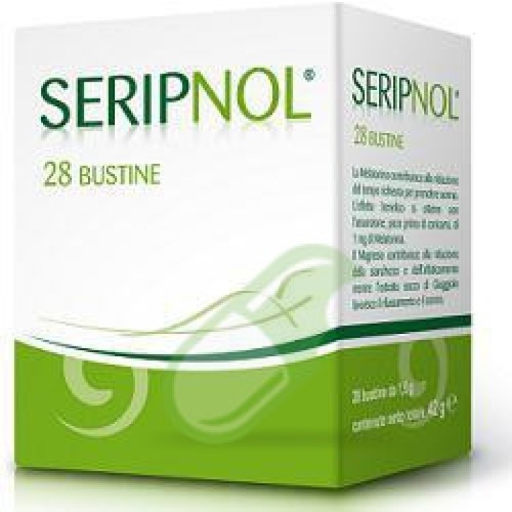 Seripnol Integratore Sonno con Melatonina e Magnesio 28 Bustine - NEURAXPHARM Seripnol Integratore Sonno con Melatonina e Magnesio 28 Bustine - NEURAXPHARM