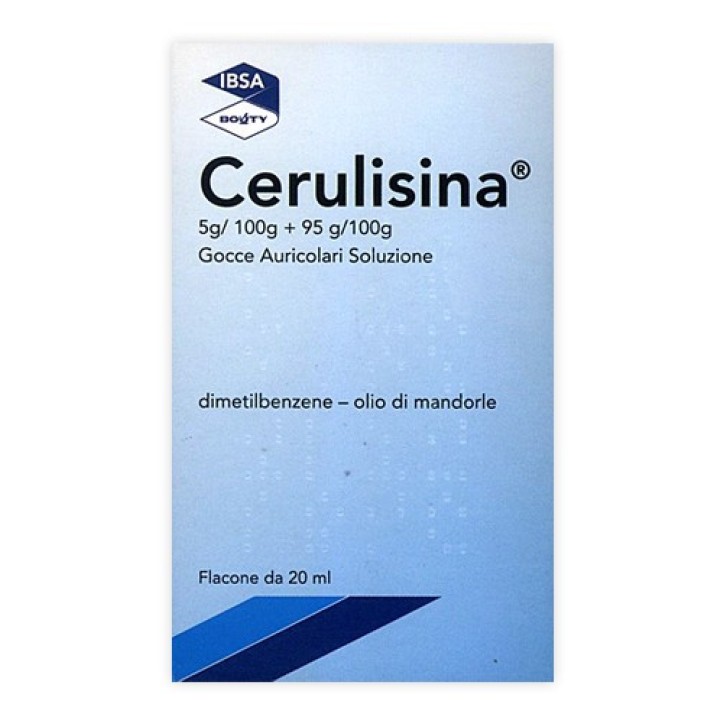 Cerulisina Gocce Auricolari Emollienti per Tappi di Cerume Uso Topico 20ml - CERULISINA