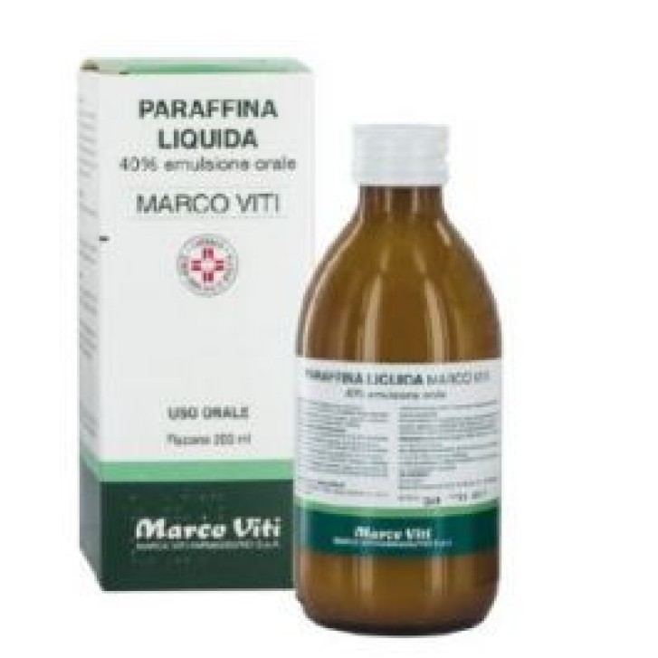 Paraffina Liquida 40% Emulsione Orale Lassativo per Stitichezza 200g - Marco Viti