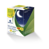 Melatonina 1mg e Valeriana Integratore Sonno 60 Compresse - F&F