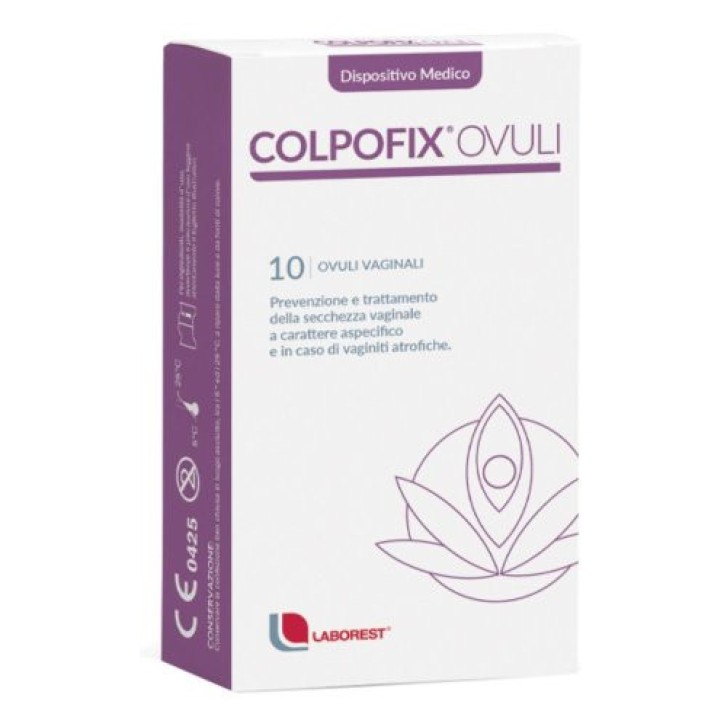 Colpofix Ovuli Vaginali Ripristino Flora 10pz Dispositivo Medico per Difese - URIACH