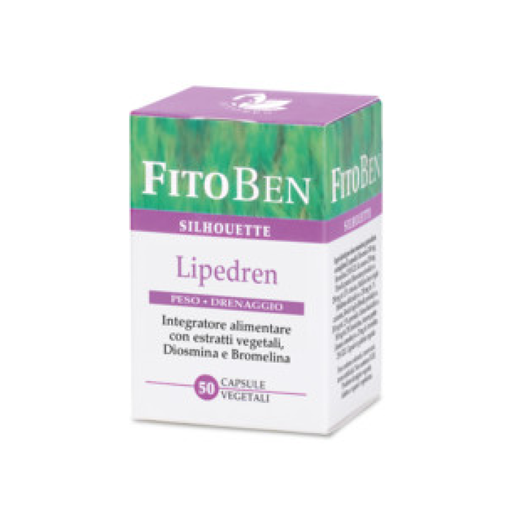 Lipedren Integratore Drenante Microcircolo e Peso Corporeo 50 Capsule - Fitoben