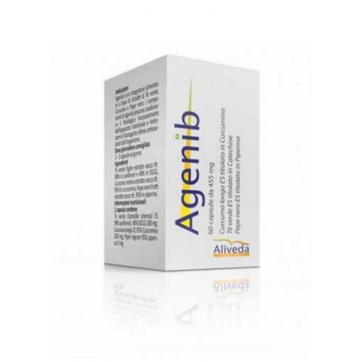 Agenib Integratore Alimentare con Curcuma Longa per Funzionalità Intestinale 60 Capsule - Laboratori Aliveda Agenib Integratore Alimentare con Curcuma Longa per Funzionalità Intestinale 60 Capsule - Laboratori Aliveda