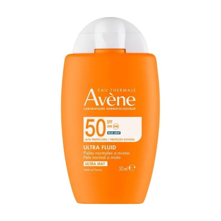 Avene Eau Thermale Solare Ultra Fluid SPF50 Protezione Viso 50ml - Avene