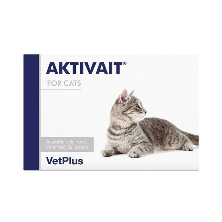 Aktivait Gatto Senior Integratore Supporto Funzioni Cognitive 60 Capsule - Vetplus Aktivait Gatto Senior Integratore Supporto Funzioni Cognitive 60 Capsule - Vetplus
