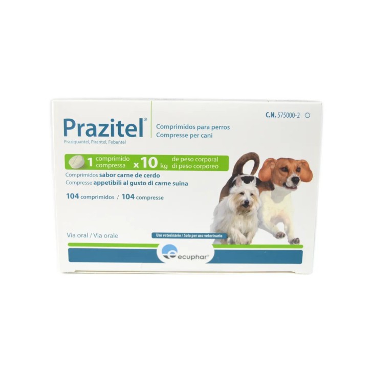 Prazitel Antielmintico Cani Trattamento Vermi Intestinali 4 Compresse - PRAZITEL Prazitel Antielmintico Cani Trattamento Vermi Intestinali 4 Compresse - PRAZITEL