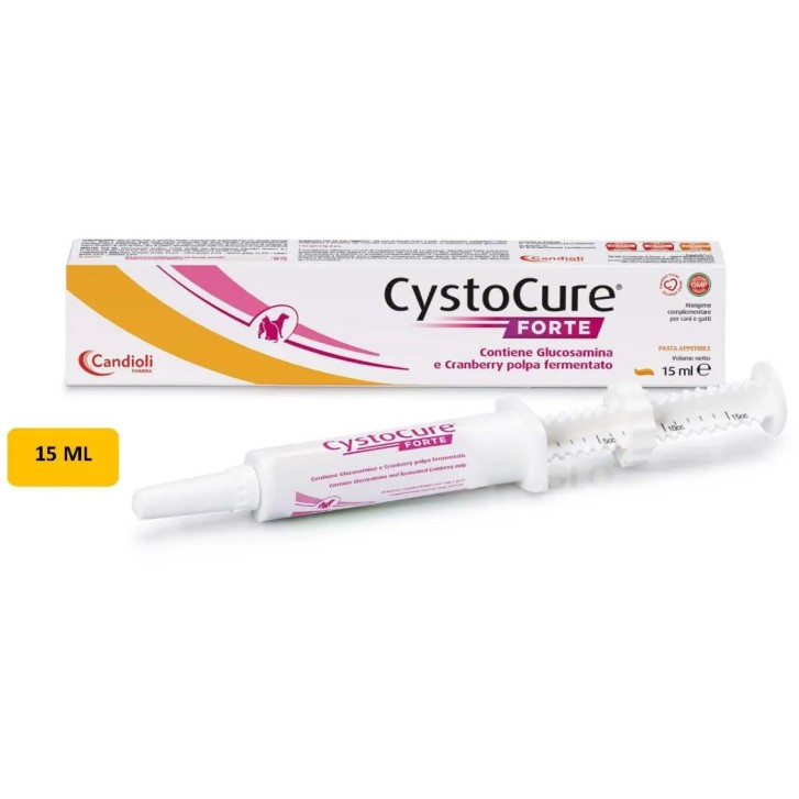 Cystocure Forte Pasta Supporto Vie Urinarie Cani e Gatti 15ml - Candioli