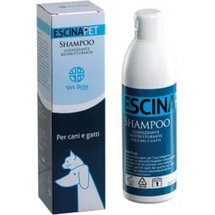 Escinapet Shampoo Igienizzante Cani e Gatti 250 ml - Avicenna