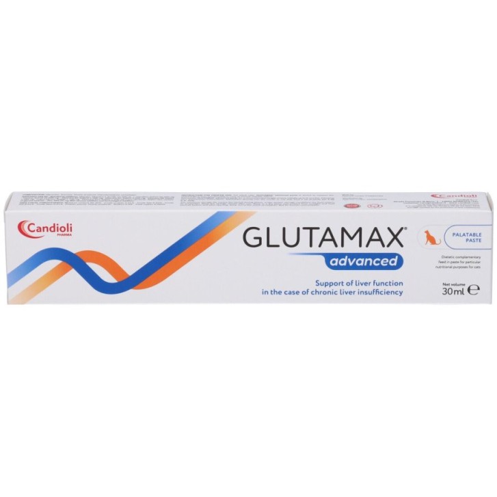 Glutamax Advanced Supporto Epatite Cani e Gatti Pasta Siringa 30ml - Candioli