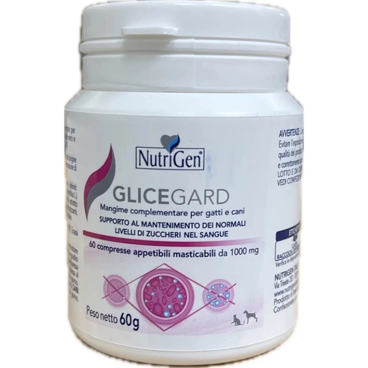 Glicegard Integratore Metabolismo Carboidrati Cani e Gatti 60 Compresse - Nutrigen