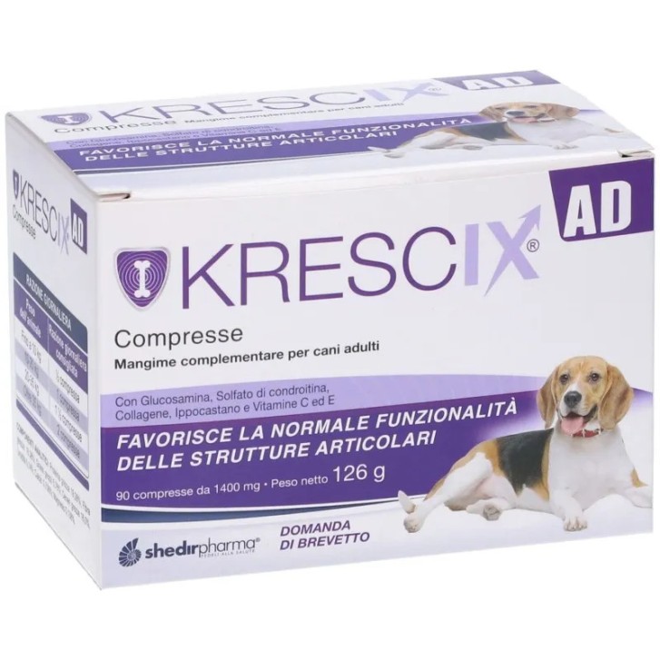 Krescix AD Integratore per Articolazioni Cani Adulti 90 Compresse - Shedir Pharma