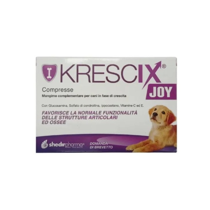 Krescix Joy Mangime Complementare per Cani Supporto Articolare 90 Compresse - Shedir