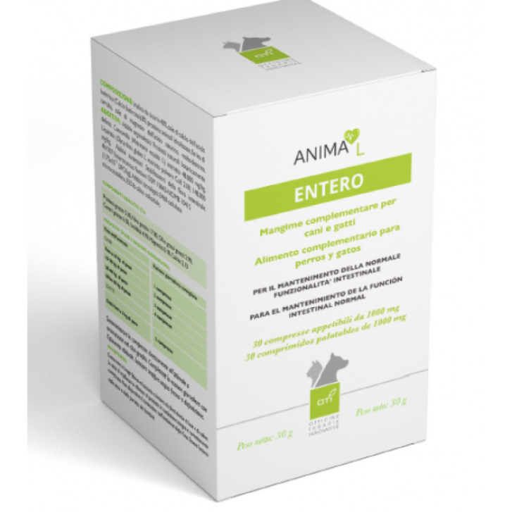Anima 4 Entero Integratore Intestinale Cani e Gatti 50 Compresse - OTI