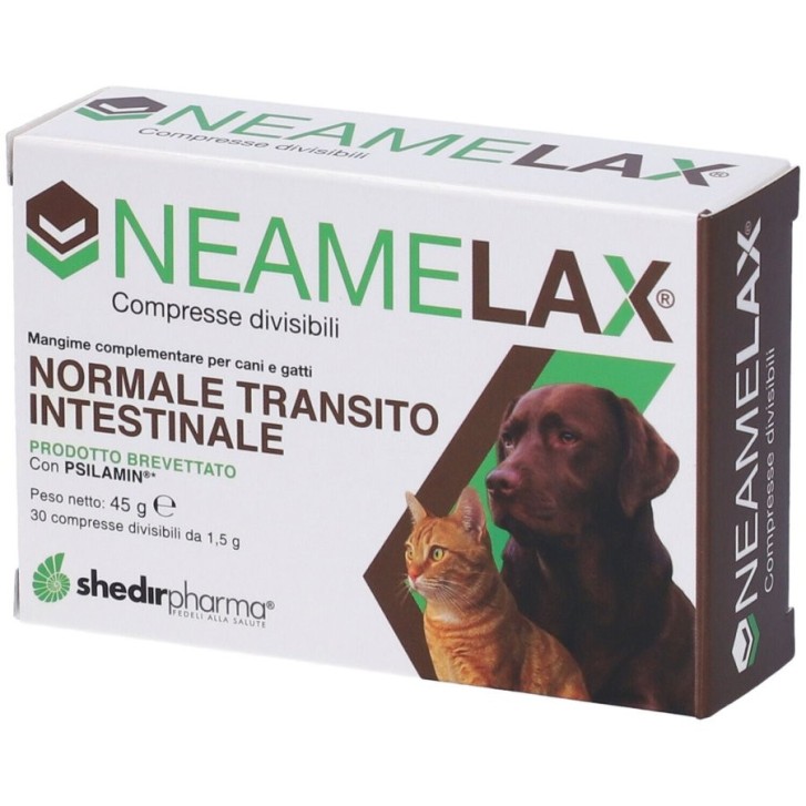 Neamelax Integratore Transito Intestinale Cani e Gatti 30 Compresse - Shedir Pharma