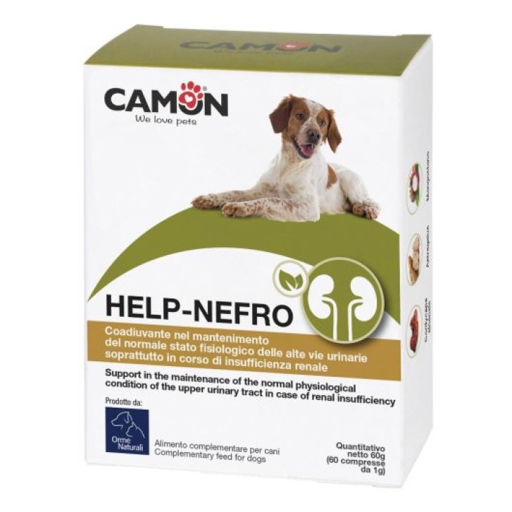 Help-Nefro Integratore Funzionalità Renale Cani e Gatti 60 Compresse - CAMON