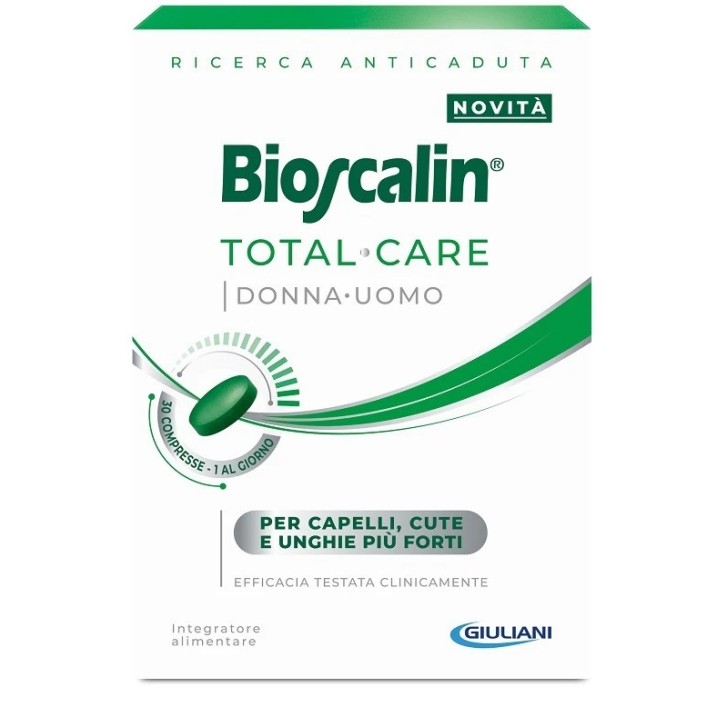 Total Care Integratore Alimentare Capelli Unghie Pelle 30 Compresse - Bioscalin