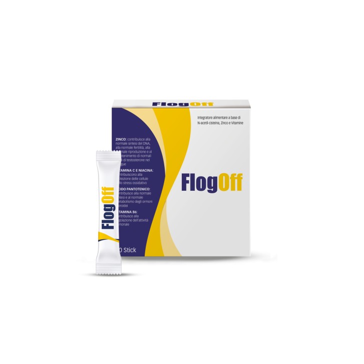 Flog Off Integratore Alimentare in Polvere Orale 20 Stick - Fa Farma Flog Off Integratore Alimentare in Polvere Orale 20 Stick - Fa Farma