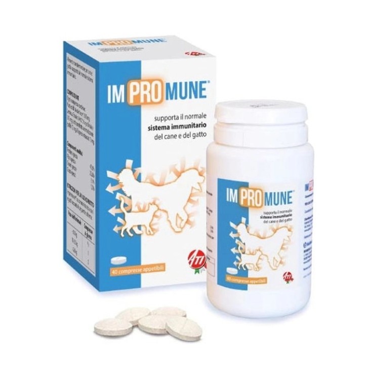 Impromune Supporto Immunitario Cani e Gatti 40 Compresse Appetibili - BIOIBERICA