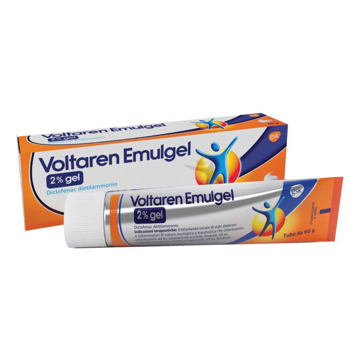 Voltaren Emulgel 2% Gel Antinfiammatorio per Dolori 60g - Voltaren