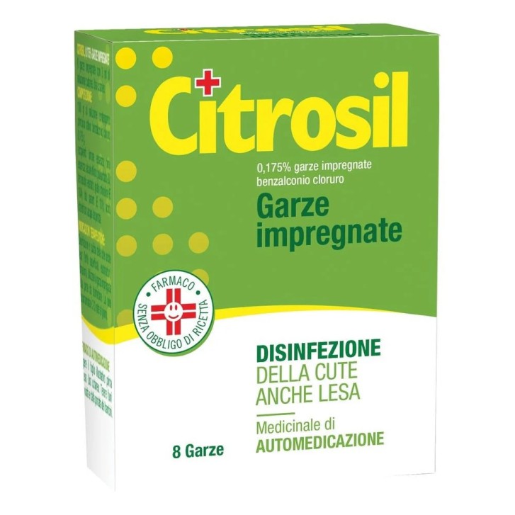 Citrosil Garze Impregnate Disinfettante 0,175% - Citrosil