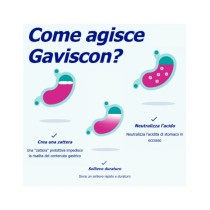 Gaviscon Bruciore e Indigestione sospensione orale gusto menta 24 bustine - Gaviscon Gaviscon Bruciore e Indigestione sospensione orale gusto menta 24 bustine - Gaviscon