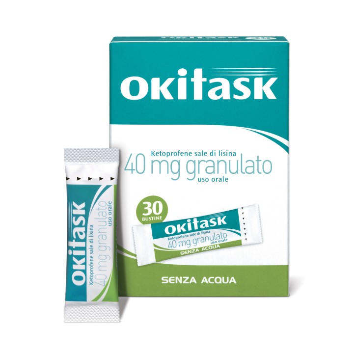 Okitask 40mg Granulato Orosolubile 30 Bustine - Oki Okitask 40mg Granulato Orosolubile 30 Bustine - Oki
