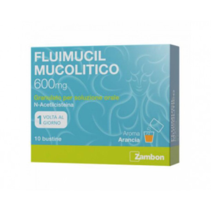 Fluimucil Mucolitico 600 mg Granulato per Soluzione Orale - Fluimucil