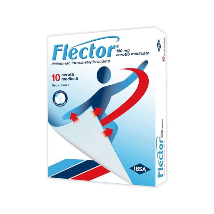 Flector 180mg Cerotto Medicato 10 Pezzi - Flector