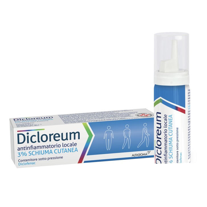 Dicloreum Antinfiammatorio Locale 3% Schiuma Cutanea 50g - Dicloreum