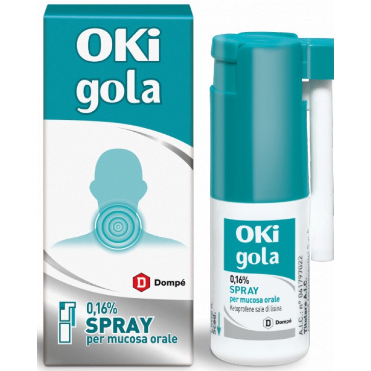 OKi Gola 0,16% Spray per Mucosa Orale 15ml - OKI