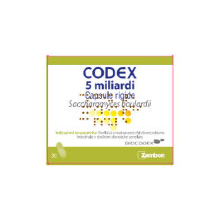Codex 5 Miliardi Capsule Rigide 250mg 30 Capsule - Codex