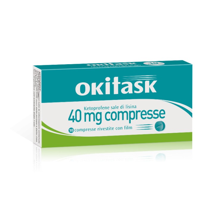 Okitask 40 Mg Medicinale per Dolori di diversa origine 10 Compresse - OKI